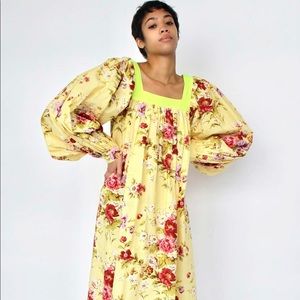 LAURA ASHLEY X BATSHEVA BEAUMARIS DRESS IN ARUNDEL